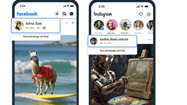 Meta va eticheta imaginile generate de Inteligența Artificială pe Facebook, Instagram și Threads. Sancțiuni pentru utilizatorii care nu etichetează corect conținutul