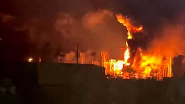VIDEO | Rusia: Incendiu la o rafinărie din regiunea Krasnodar după un atac cu drone