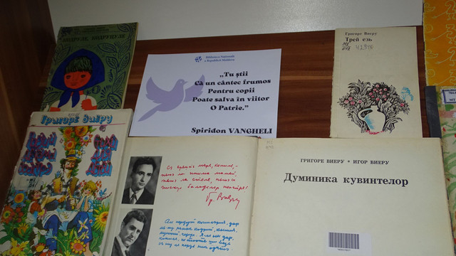 Biblioteca Națională invită publicul la o expoziție dedicată lui Grigore Vieru
