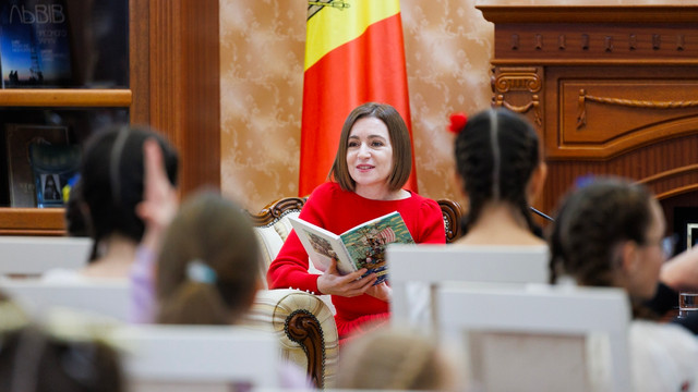Maia Sandu, mesaj de Ziua Națională a Lecturii: „Vă invit să deschidem toate cărțile!”