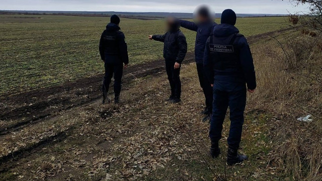 Opt ucraineni, prinși în timp ce traversau ilegal frontiera. Alte 21 de persoane au primit refuzul de intrare în Republica Moldova