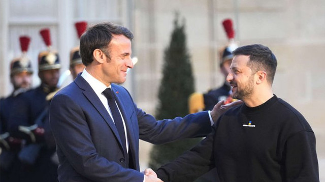 Macron și Zelenski vor semna un acord bilateral de securitate. Palatul Elysée: Franța va continua să susțină Ucraina și poporul ucrainean