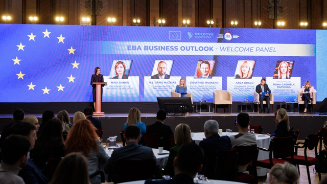 Conferința „EBA Business Outlook 2024” | Maia Sandu: „Integrarea în piața unică europeană va aduce o creștere economică crucială pentru Rep. Moldova”