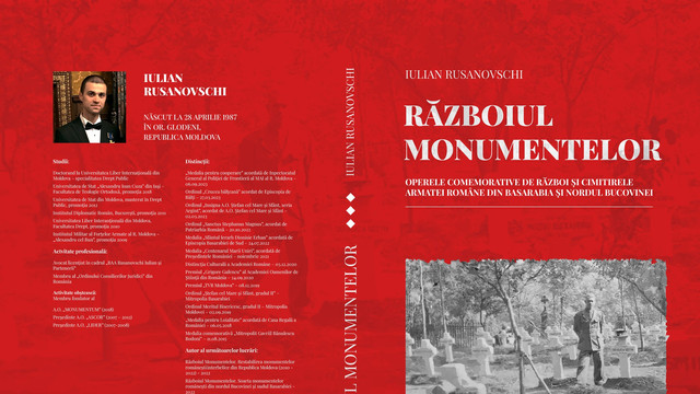 „Războiul monumentelor”, volum cu documente și arhive de pe ambele maluri ale Prutului, a fost lansat la Biblioteca Națională a Republicii Moldova