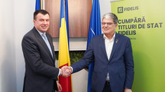 Ministrul Finanțelor Petru Rotaru a avut o întrevedere cu omologul său român, Marcel Boloș