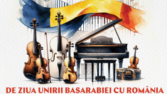 Ziua Unirii Basarabiei cu România va fi marcată printr-un concert de gală la Sala cu Orgă. Radio România Chișinău este partener media al evenimentului