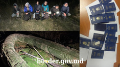 Un grup de 10 migranți ucraineni, descoperiți în cadrul unei intervenții la frontieră. Ar fi achitat 80 000 dolari pentru a ajunge în Republica Moldova