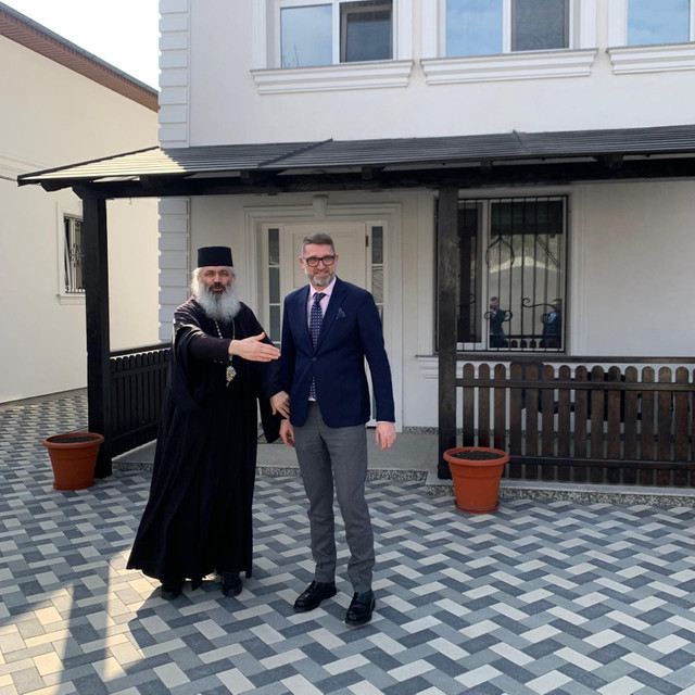 FOTO: Ambasadorul României, Cristian-Leon Țurcanu, într-o vizită la nordul Republicii Moldova