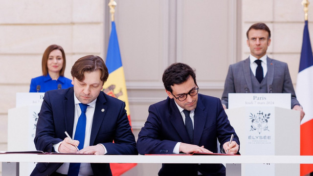 Acorduri în domeniul Apărării și Economiei, întâlnirea cu diaspora și decorații: Sinteza vizitei delegației Republicii Moldova în Franța