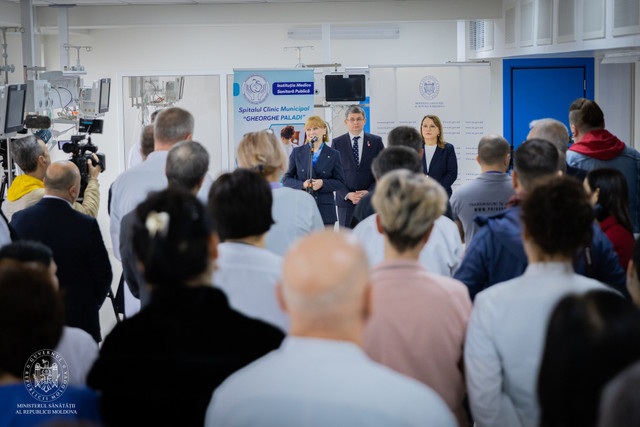 O nouă secție ATI, inaugurată la Spitalul Clinic Municipal „Gheorghe Paladi”