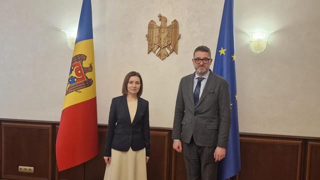Maia Sandu a avut o întrevedere cu Ambasadorul României la Chișinău, Cristian-Leon Turcanu