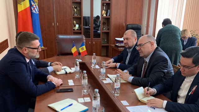 FOTO: Ambasadorul României, Cristian-Leon Țurcanu, într-o vizită la nordul Republicii Moldova