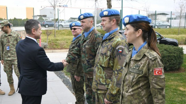 Ministrul apărării a vizitat contingentul Armatei Naționale din KFOR