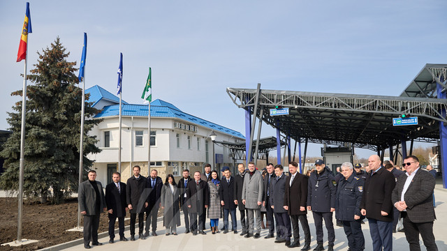 FOTO | Vama Sculeni, inaugurată după renovarea cu sprijinul financiar al UE și a Guvernului României