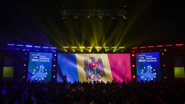 Alianța Dreapta Unită din România (USR, PMP și FD) s-a lansat astăzi la Chișinău, cu sloganul „Viitorul Moldovei în UE”

