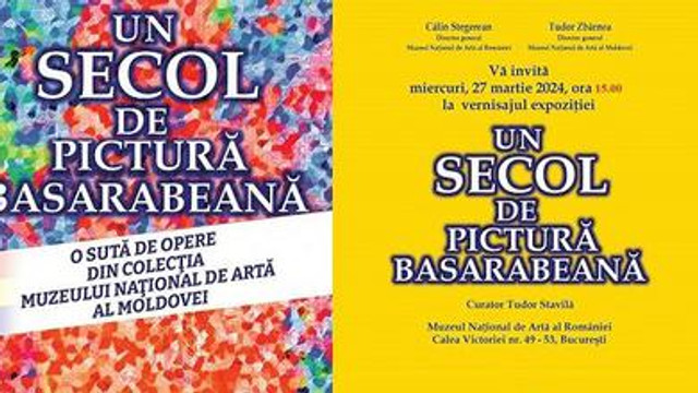 O sută de opere din colecția Muzeului Național de Artă al Moldovei vor fi prezentate la București, într-o expoziție dedicată Zilei Unirii Basarabiei cu România