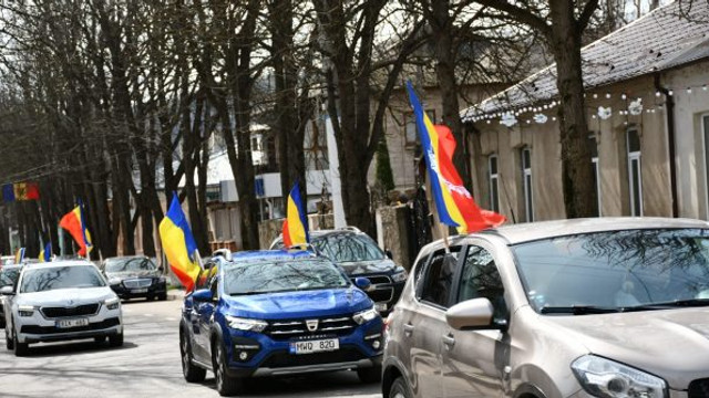 Marș automobilistic la Soroca dedicat Unirii Basarabiei cu România
