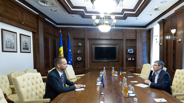 Igor Grosu a avut o întrevedere cu Ambasadorul UE, Jānis Mažeiks