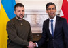 Premierul britanic Rishi Sunak, în vizită la Kiev. Politicianul va anunța oferirea unui ajutor militar sporit Ucrainei 