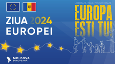 „LIBERTATE, PACE, PROSPERITATE – EUROPA EȘTI TU!” este genericul activităților dedicate Zilei Europei 2024