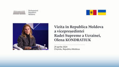 Parlamentul va găzdui vizita vicepreședintei Radei Supreme a Ucrainei, Olena Kondratiuk
