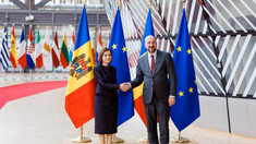 Maia Sandu, întrevedere cu președintele Consiliului European, Charles Michel