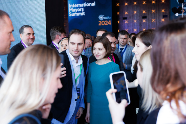 FOTO | Maia Sandu a participat la Summitul Internațional al Primarilor 2024