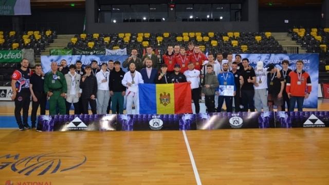 Sportivii din Republica Moldova au cucerit 21 de medalii de aur și 3 de argint la Campionatul European de lupte corp la corp