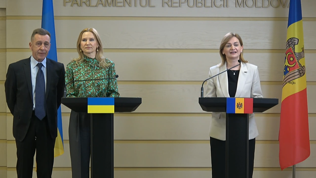 LIVE | Conferință de presă susținută de vicepreședinta Parlamentului Republicii Moldova, Doina Gherman, și vicepreședinta Radei Supreme a Ucrainei, Olena Kondratiuk