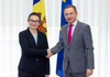 Cristina Gherasimov a avut o întrevedere cu ambasadorul Sloveniei