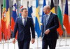 Premierul Dorin Recean, întrevedere la Bruxelles cu președintele Consiliului European, Charles Michel: „Viitorul Republicii Moldova este în marea familia europeană”