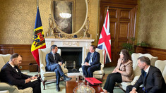 Ministrul de Externe Mihai Popșoi, întâlnire la Londra cu șeful diplomației britanice, David Cameron