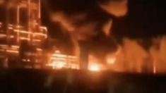 VIDEO | Incendiu de proporții la o rafinărie din regiunea rusă Kaluga, provocat cel mai probabil de drone ucrainene