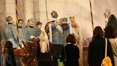 FOTO | Tabloul „Încoronarea Regelui Ferdinand și a Reginei Maria. 1922” a fost expus în premieră la Chișinău