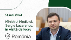 Ministrul Mediului, Sergiu Lazarencu, va efectua astăzi o vizită de lucru în România