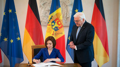 Maia Sandu s-a întâlnit cu Frank-Walter Steinmeier în prima zi a vizitei sale oficiale în Germania. Președintele federal: Vă conduceți țara cu curaj și încredere
