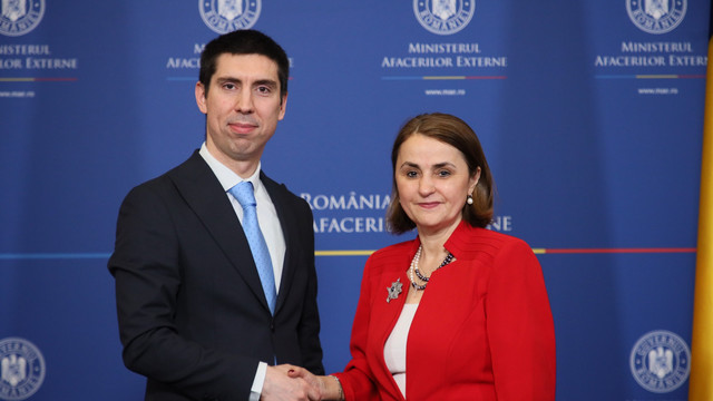 Mihai Popșoi și Luminița Odobescu au susținut o conferință de presă. Șefa diplomației române: Obiectivul nostru comun este demararea negocierilor de aderare cât mai repede posibil