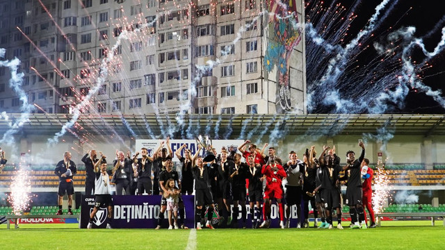 Petrocub Hâncești a reușit eventul, după ce aseară s-a impus în finala Cupei Republicii Moldova la fotbal