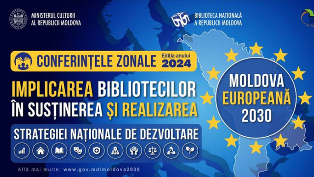 Bibliotecile se implică în realizarea strategiei naționale de dezvoltare „Moldova Europeană 2030”