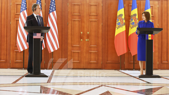 SUA vor oferi R. Moldova un pachet de asistență  de 50 de milioane de dolari. Antony Blinken: „Va permite creșterea abilității R. Moldova de a rezista în fața interferențelor rusești”