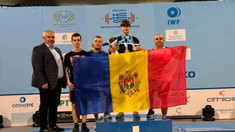 Halterofilul Alexandru Baldji a devenit, în premieră, campion european printre juniori