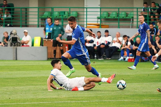 FOTO | Naționala de fotbal a Republicii Moldova a învins Cipru, într-un amical cu 5 goluri disputat pe stadionul Zimbru