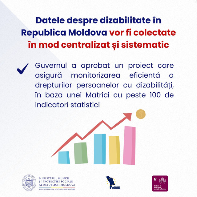 MMPS: Datele cu privire la dizabilitate vor fi colectate în mod centralizat și sistematic
