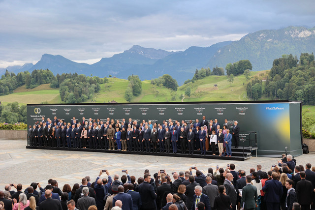FOTO | Maia Sandu la Summitul din Elveția: „Pacea Ucrainei este pacea Republicii Moldova”
