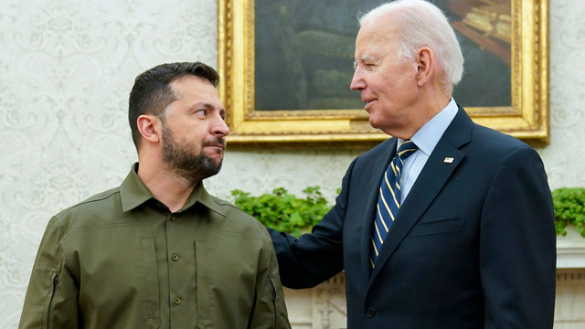 Biden se va întâlni cu Zelenski în Franța și la G7 în Italia 