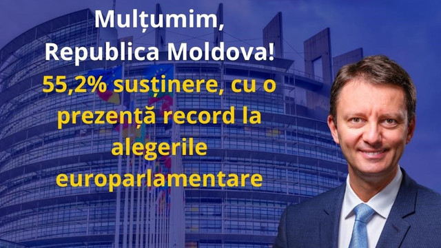 Siegfried Mureșan: Aceasta prezență este un argument puternic pentru toată Europa că oamenii din R. Moldova au un cuvânt de spus privind direcția în care merge UE