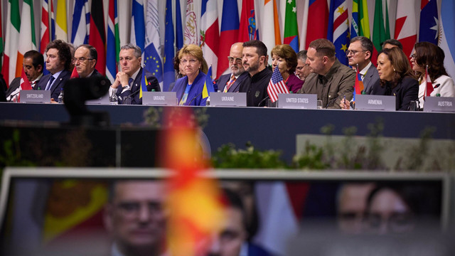 Summitul pentru Pace în Ucraina | Comunicatul final face apel la „implicarea tuturor părților” în demersurile de încetare a ostilităților