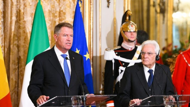 După vizita la Chișinău, președintele Italiei pleacă în România. Va fi primit de Klaus Iohannis, la Palatul Cotroceni