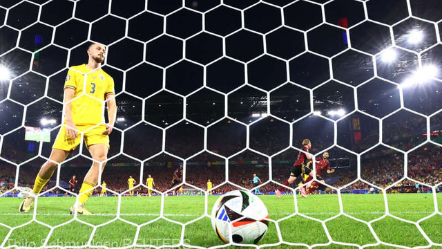 Fotbal - EURO 2024: România, învinsă de Belgia cu 2-0