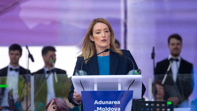 Roberta Metsola: „Ziua de 25 iunie 2024 va rămâne în istorie. Astăzi începem negocierile cu Ucraina și Republica Moldova în vederea aderării, un moment important care ne leagă ca o singură familie”